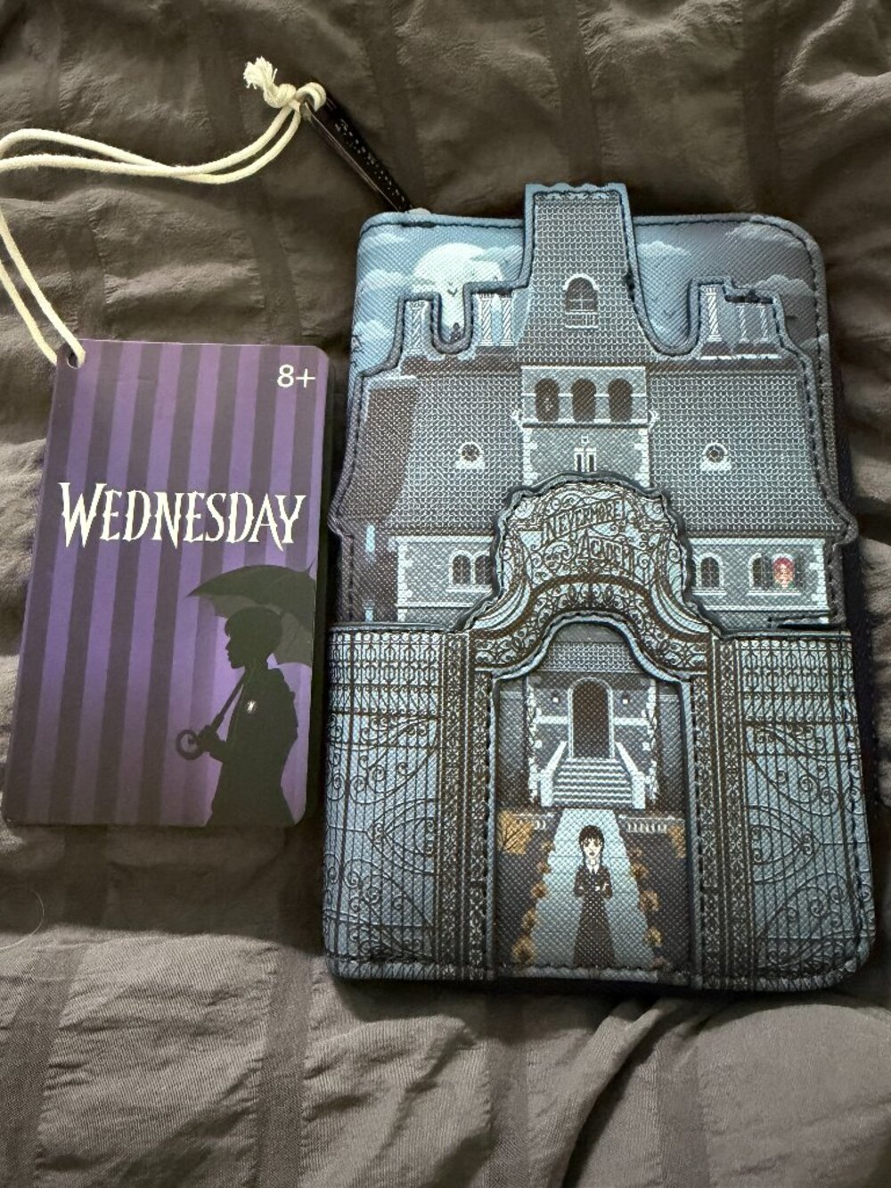 Loungefly Wednesday Nevermore Zipper Wallet